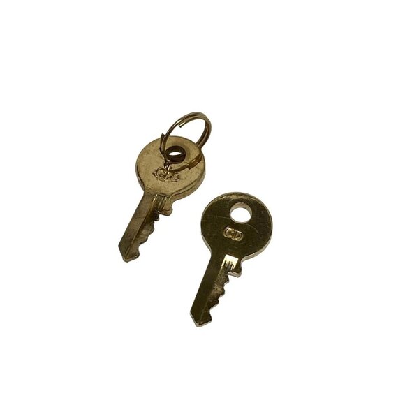 Auth DIOR/ChristianDior Trotteur Navy Cream PVC Patent Leather Handbag - Picture 6 of 16